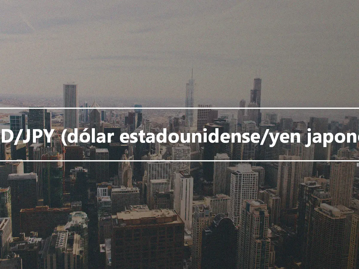 USD/JPY (dólar estadounidense/yen japonés)
