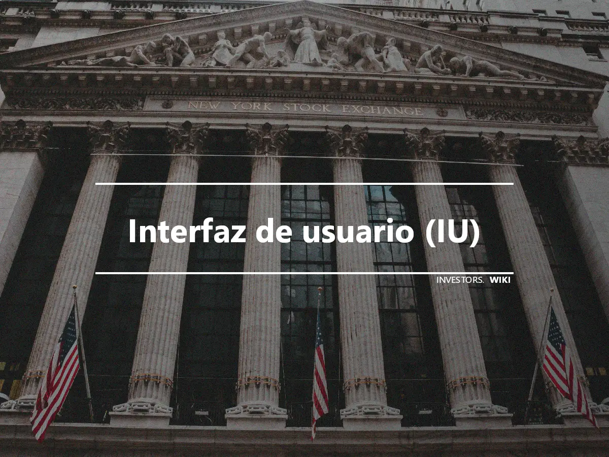 Interfaz de usuario (IU)
