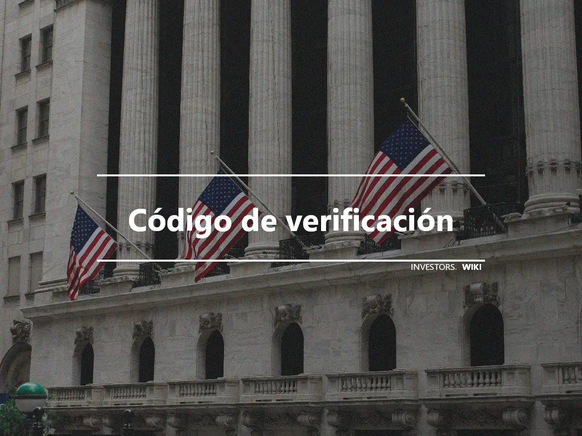 Código de verificación