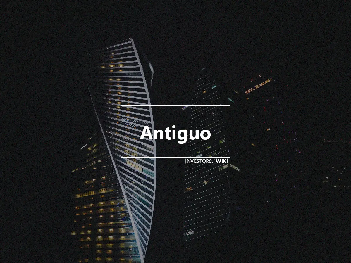 Antiguo