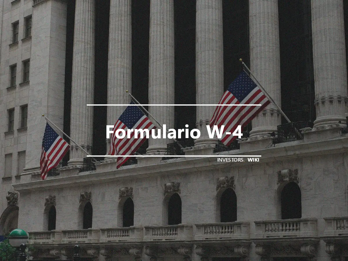 Formulario W-4