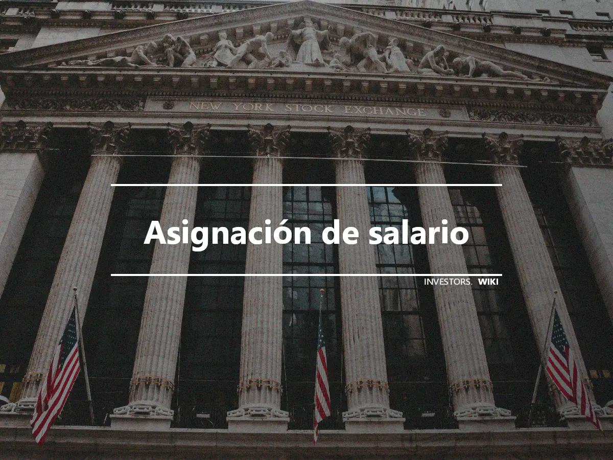 Asignación de salario