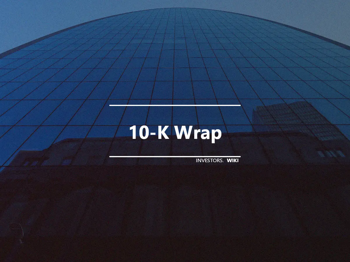 10-K Wrap