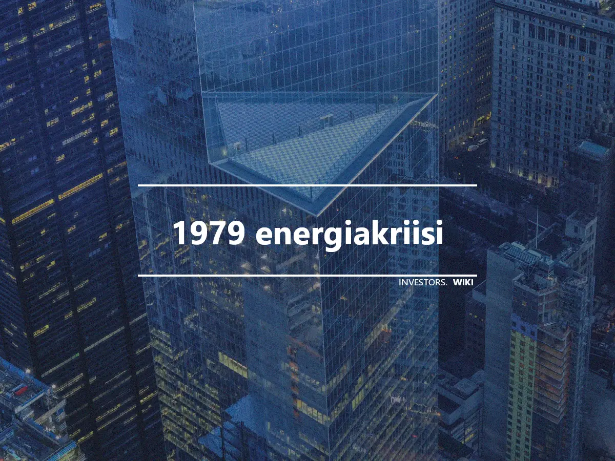 1979 energiakriisi