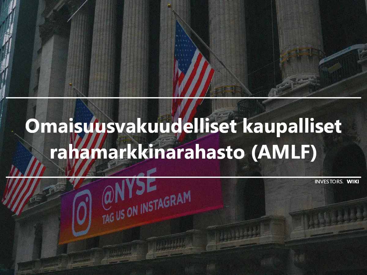 Omaisuusvakuudelliset kaupalliset rahamarkkinarahasto (AMLF)