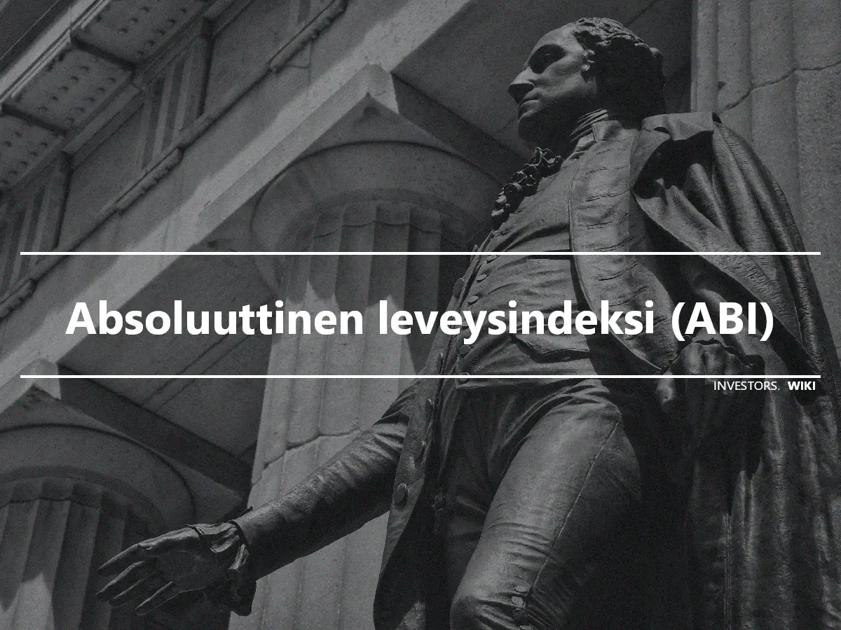 Absoluuttinen leveysindeksi (ABI)