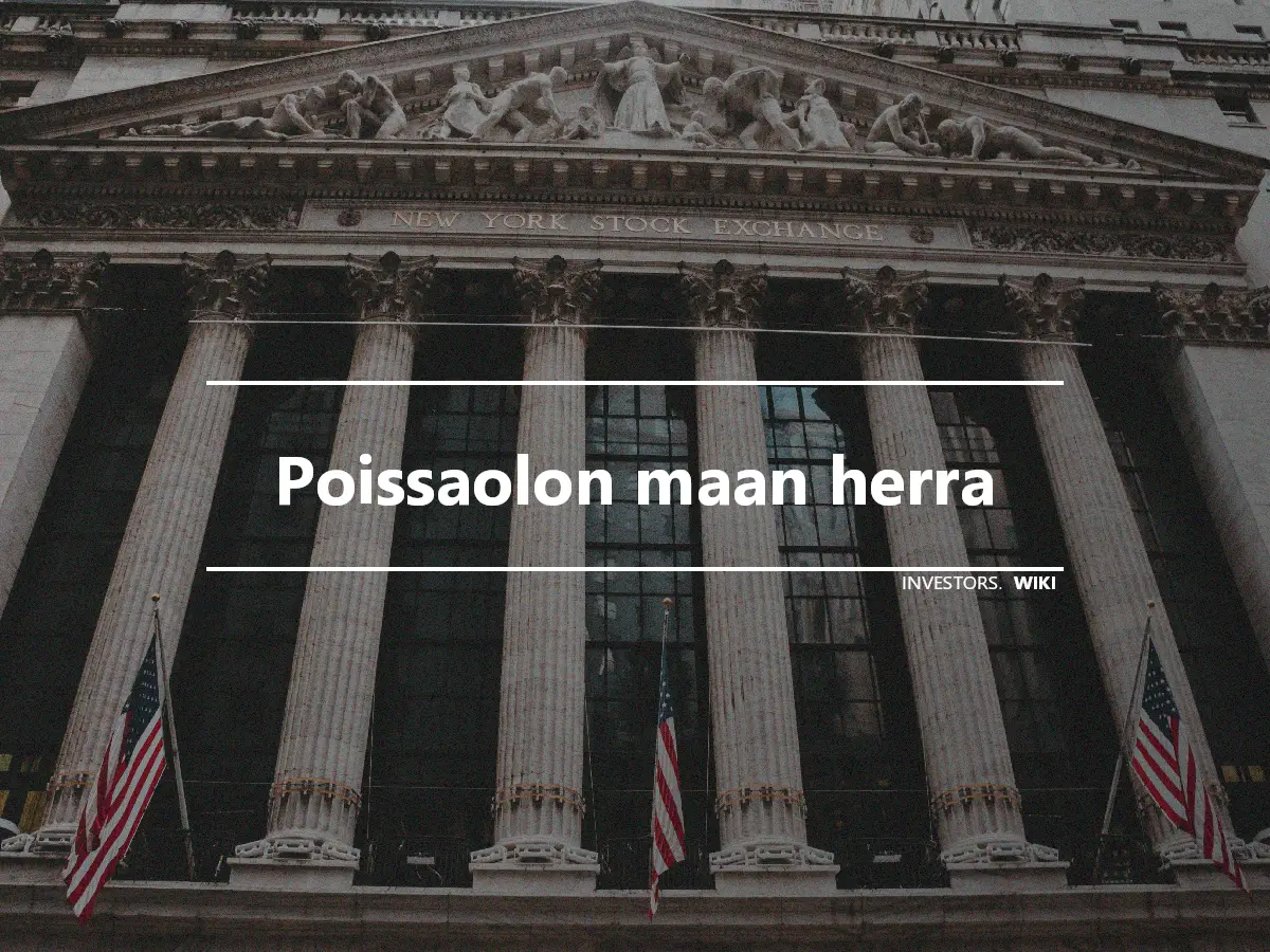 Poissaolon maan herra