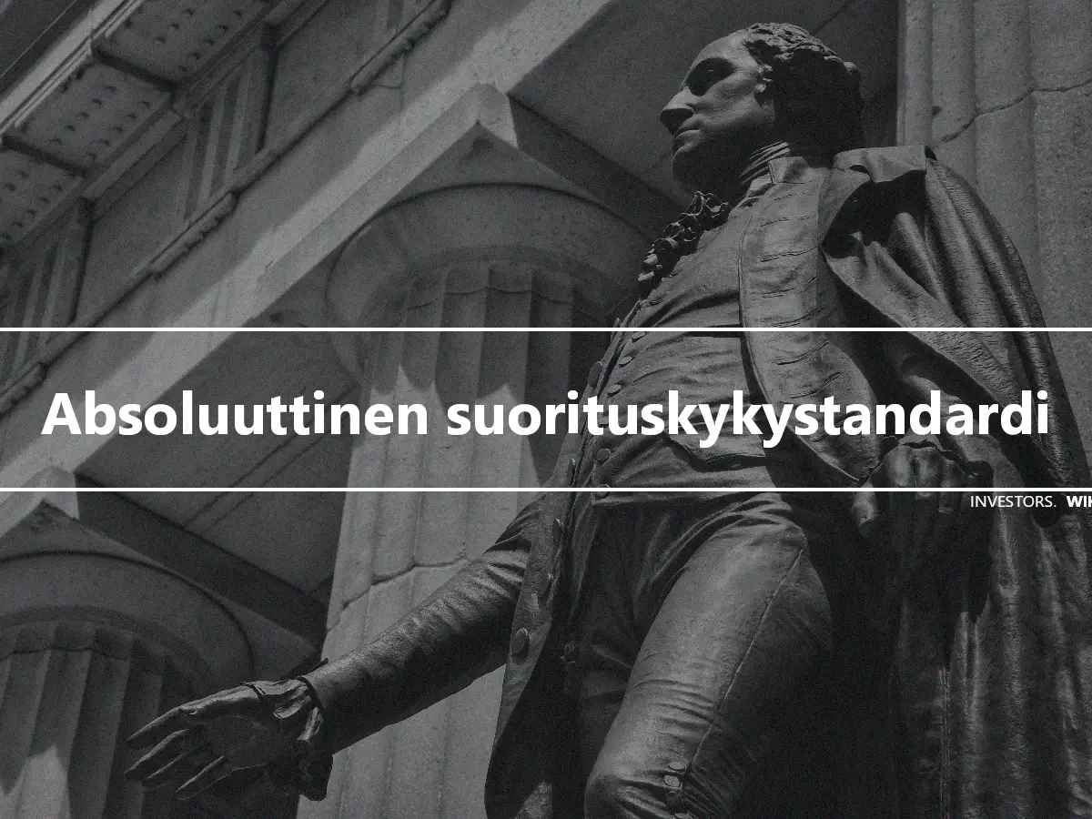 Absoluuttinen suorituskykystandardi