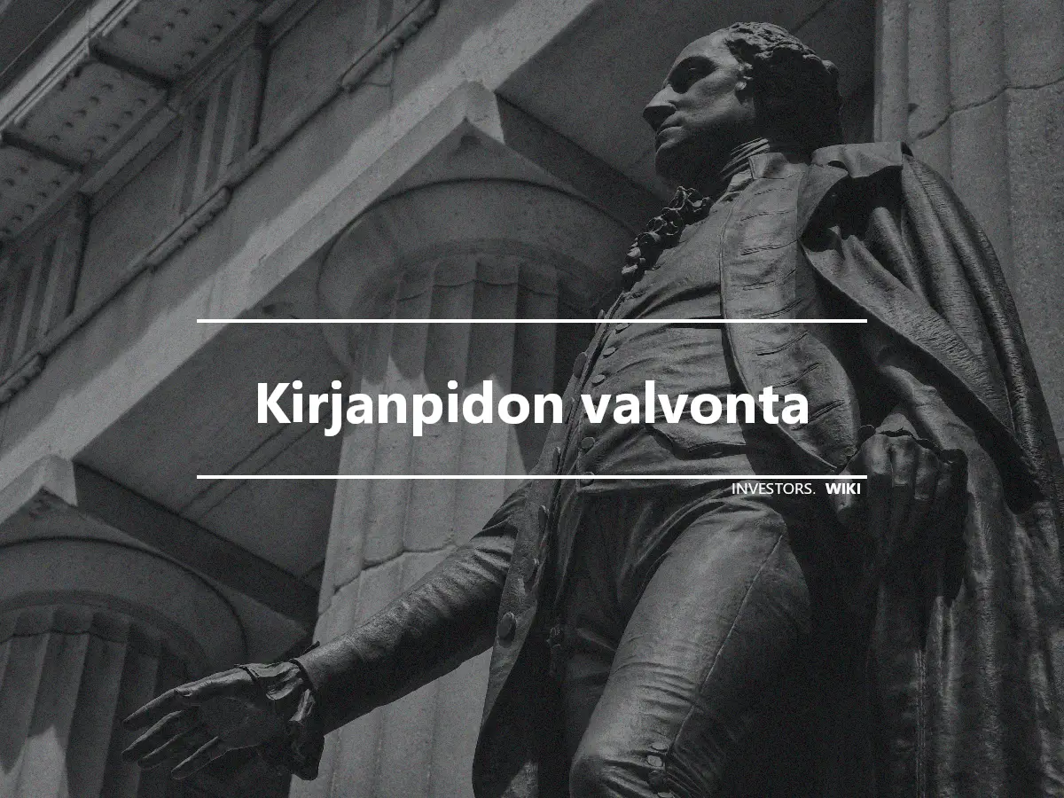 Kirjanpidon valvonta