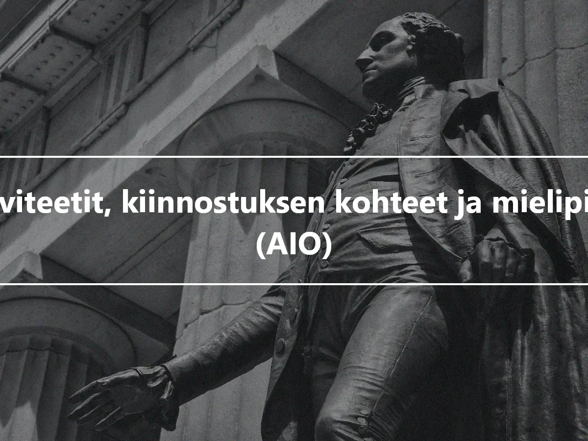 Aktiviteetit, kiinnostuksen kohteet ja mielipiteet (AIO)