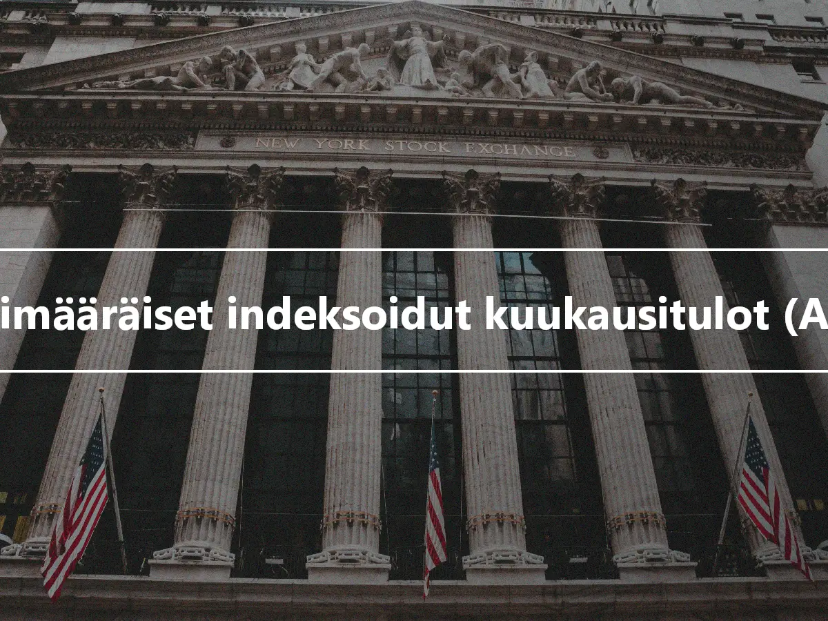 Keskimääräiset indeksoidut kuukausitulot (AIME)