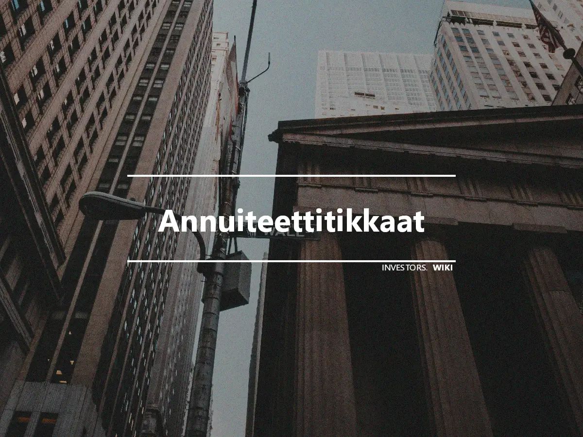 Annuiteettitikkaat