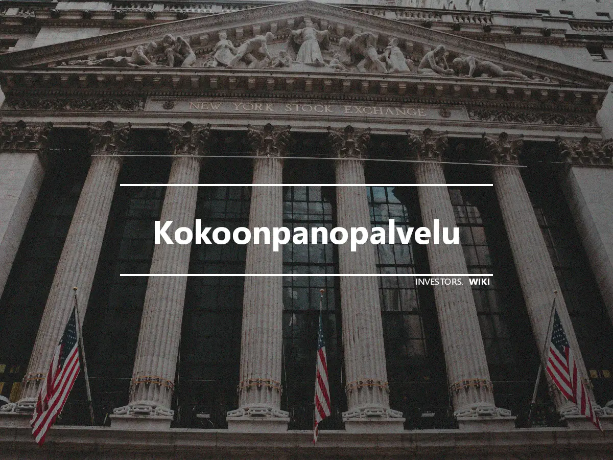 Kokoonpanopalvelu