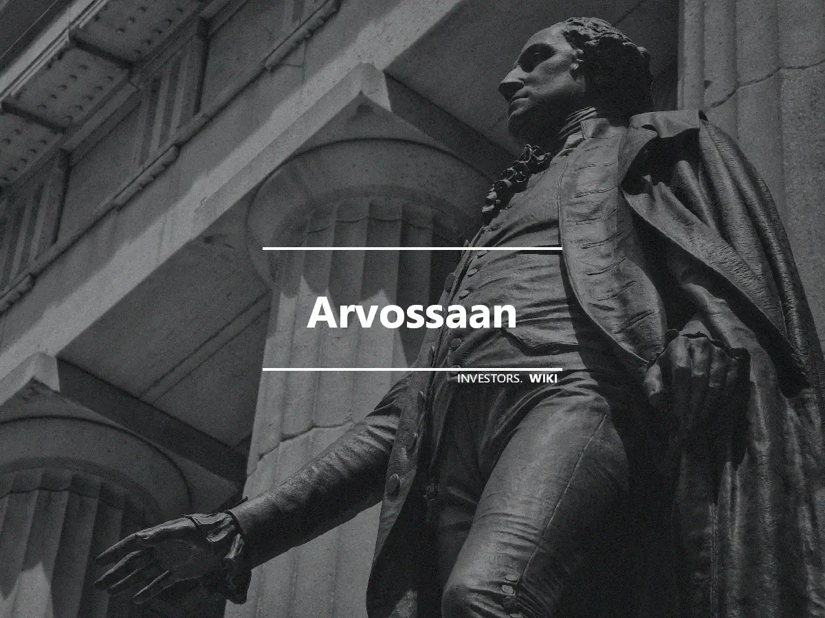 Arvossaan