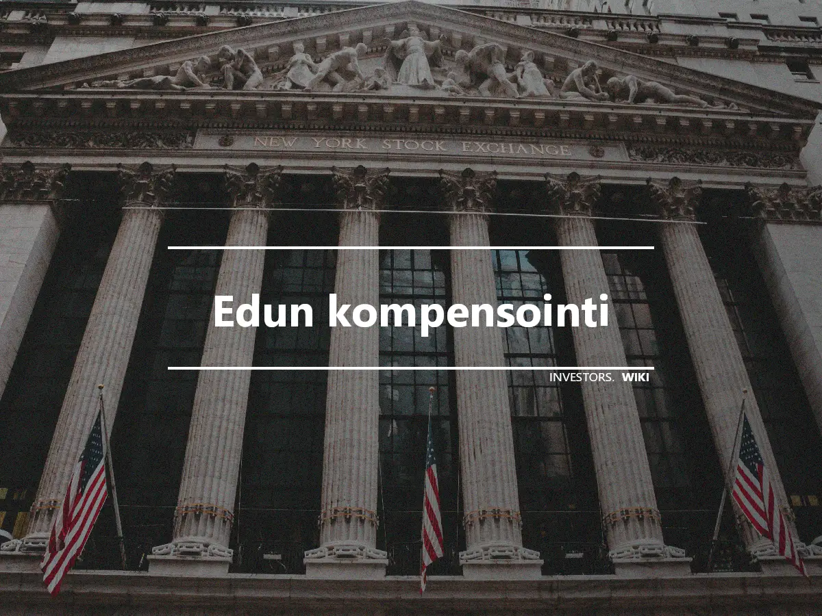 Edun kompensointi