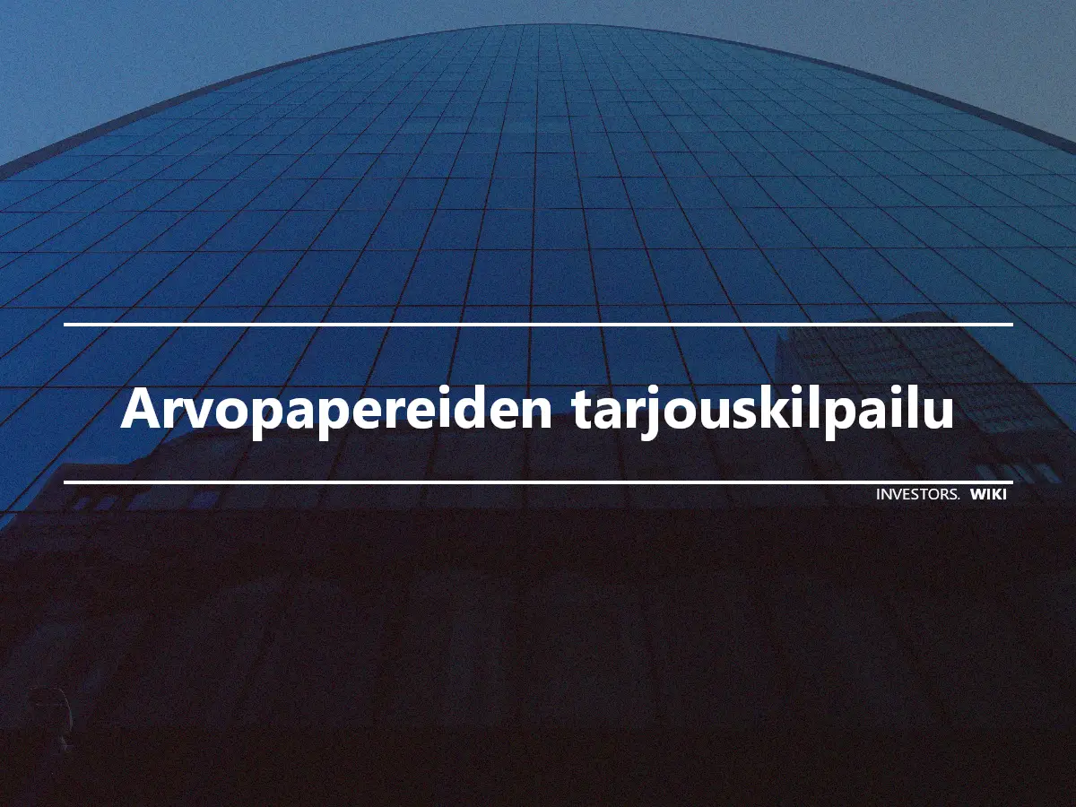 Arvopapereiden tarjouskilpailu