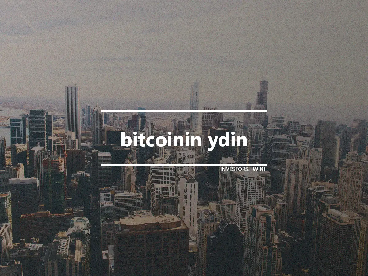 bitcoinin ydin