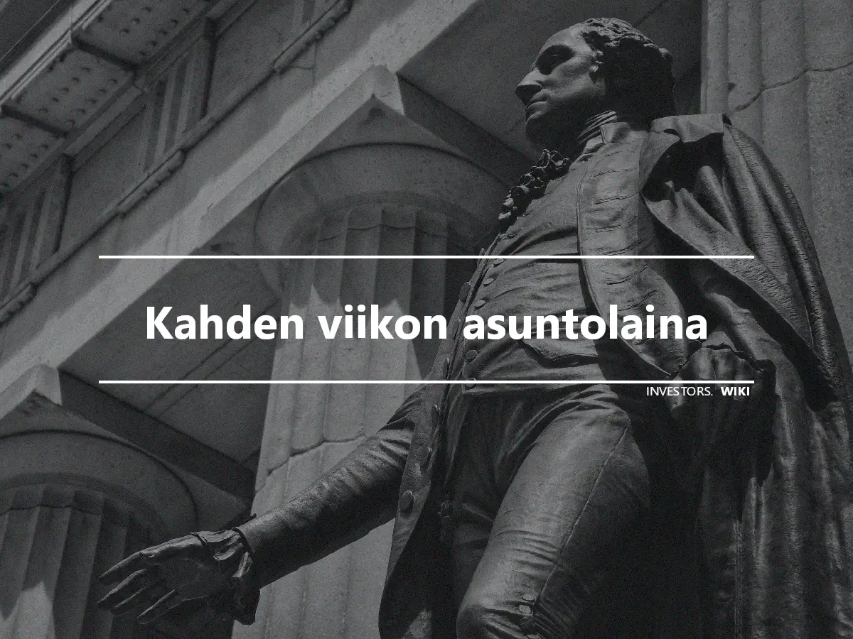 Kahden viikon asuntolaina