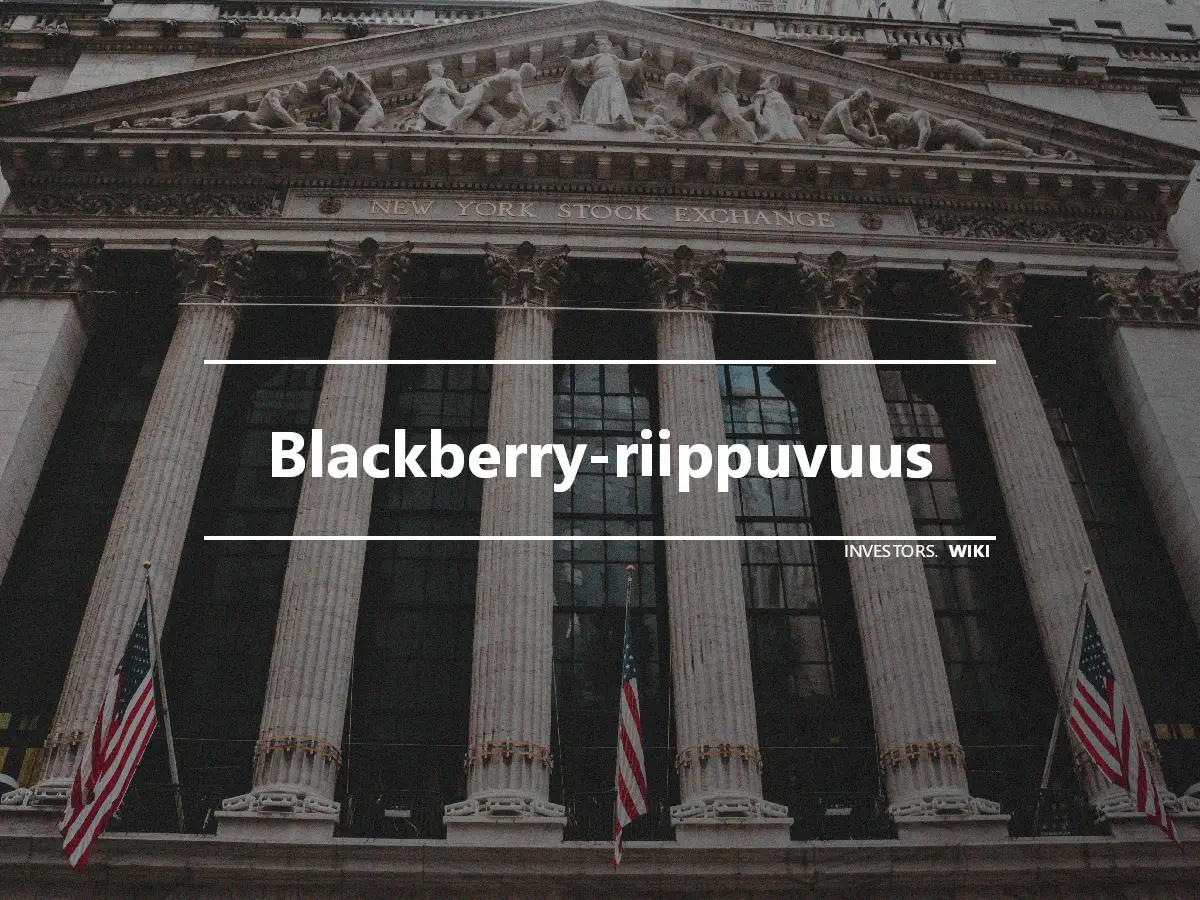Blackberry-riippuvuus