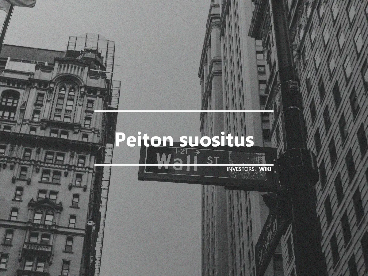 Peiton suositus