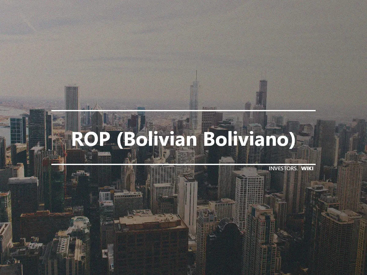 ROP (Bolivian Boliviano)