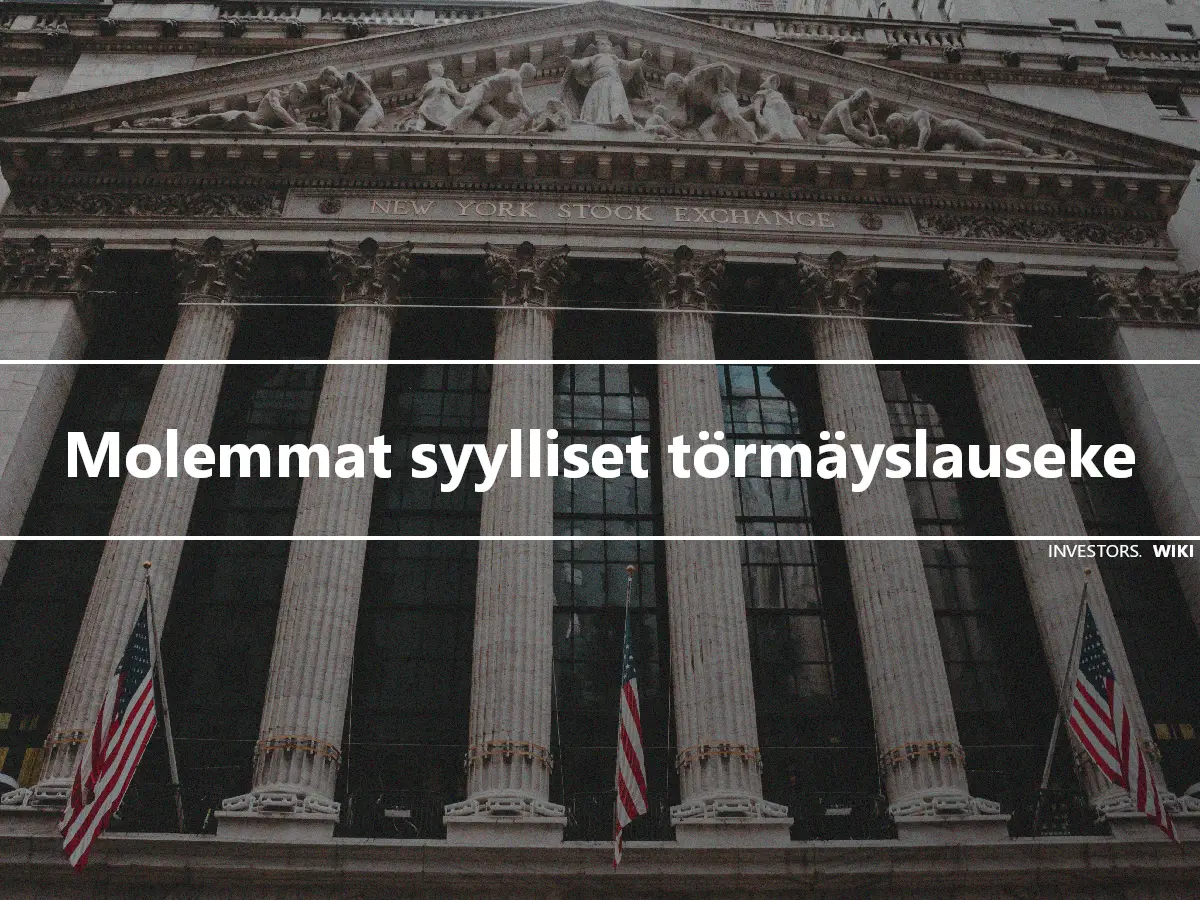 Molemmat syylliset törmäyslauseke