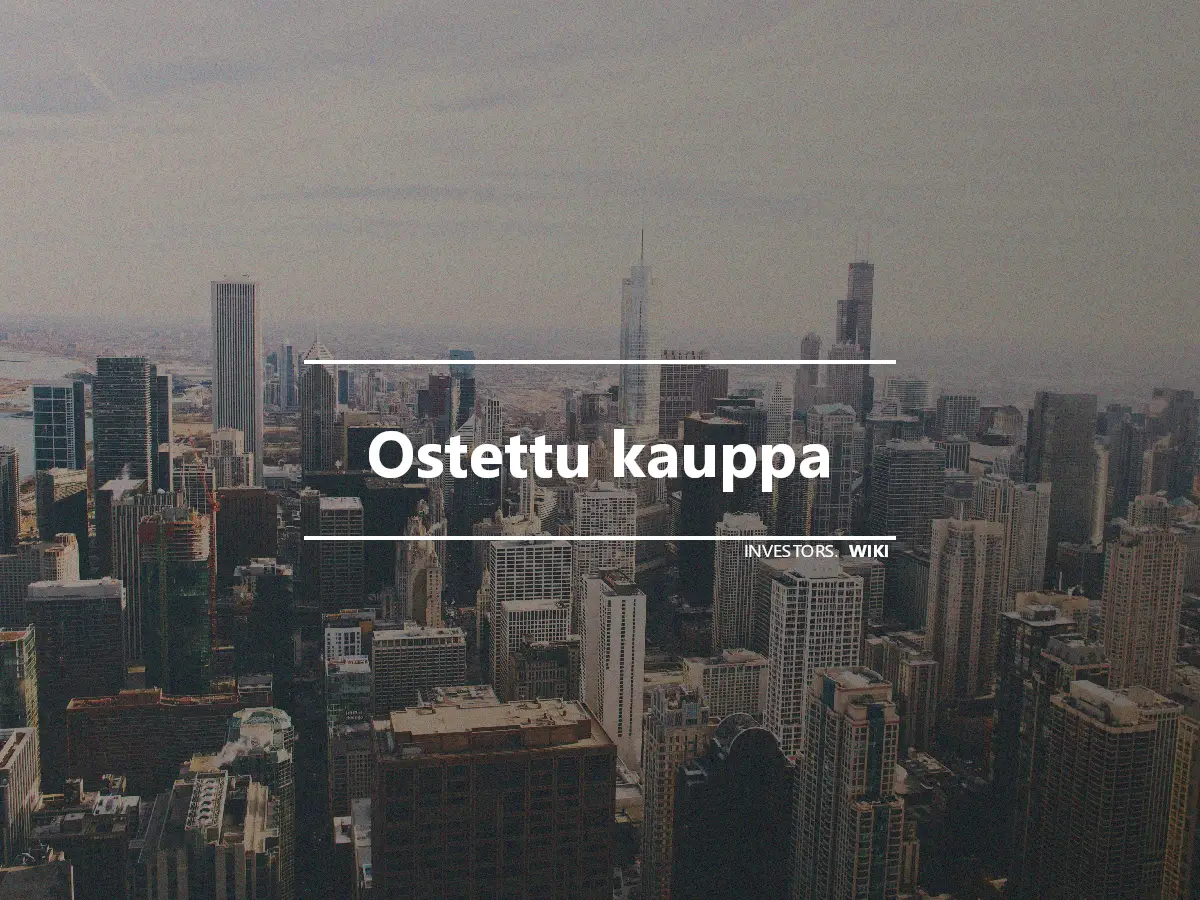 Ostettu kauppa