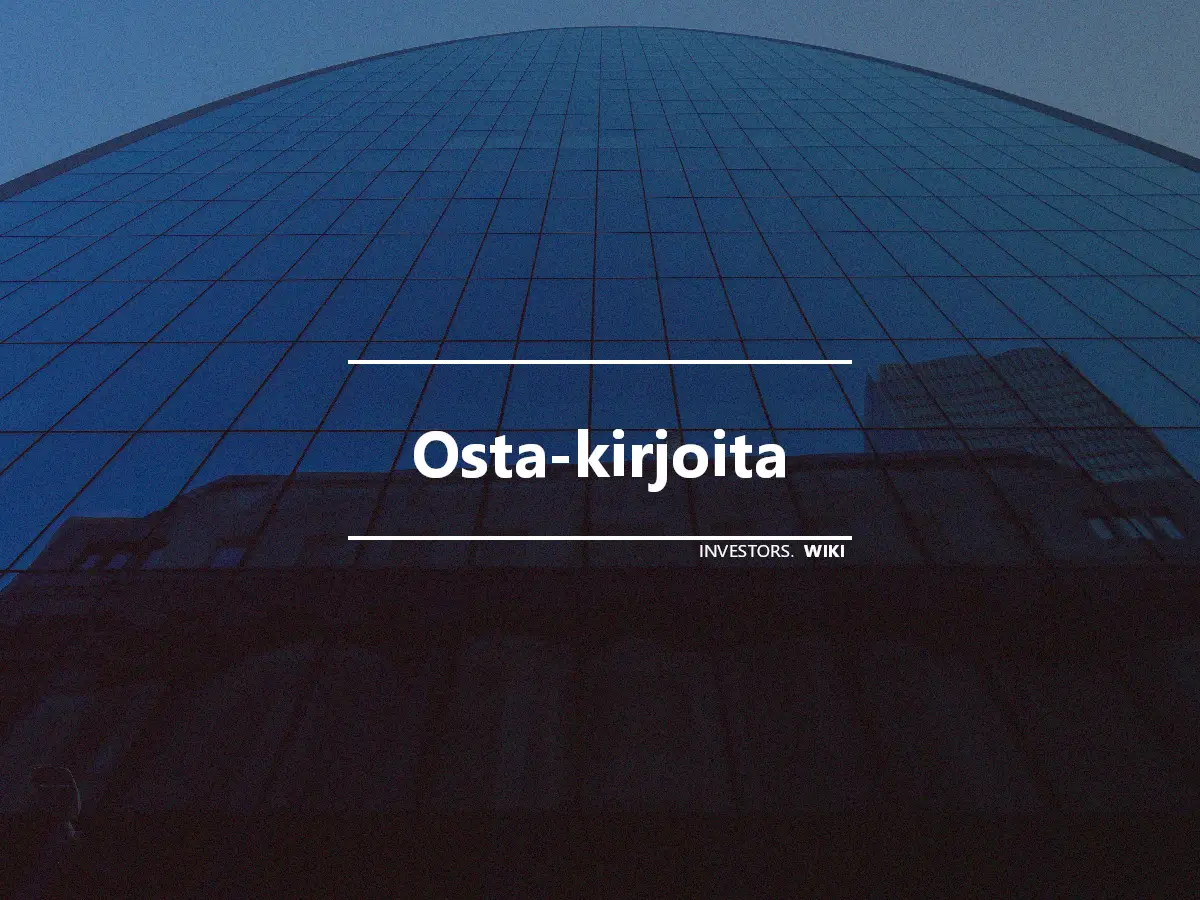 Osta-kirjoita