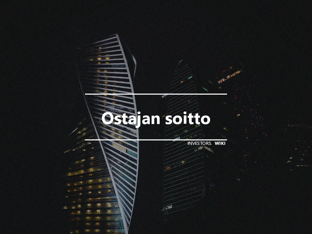 Ostajan soitto