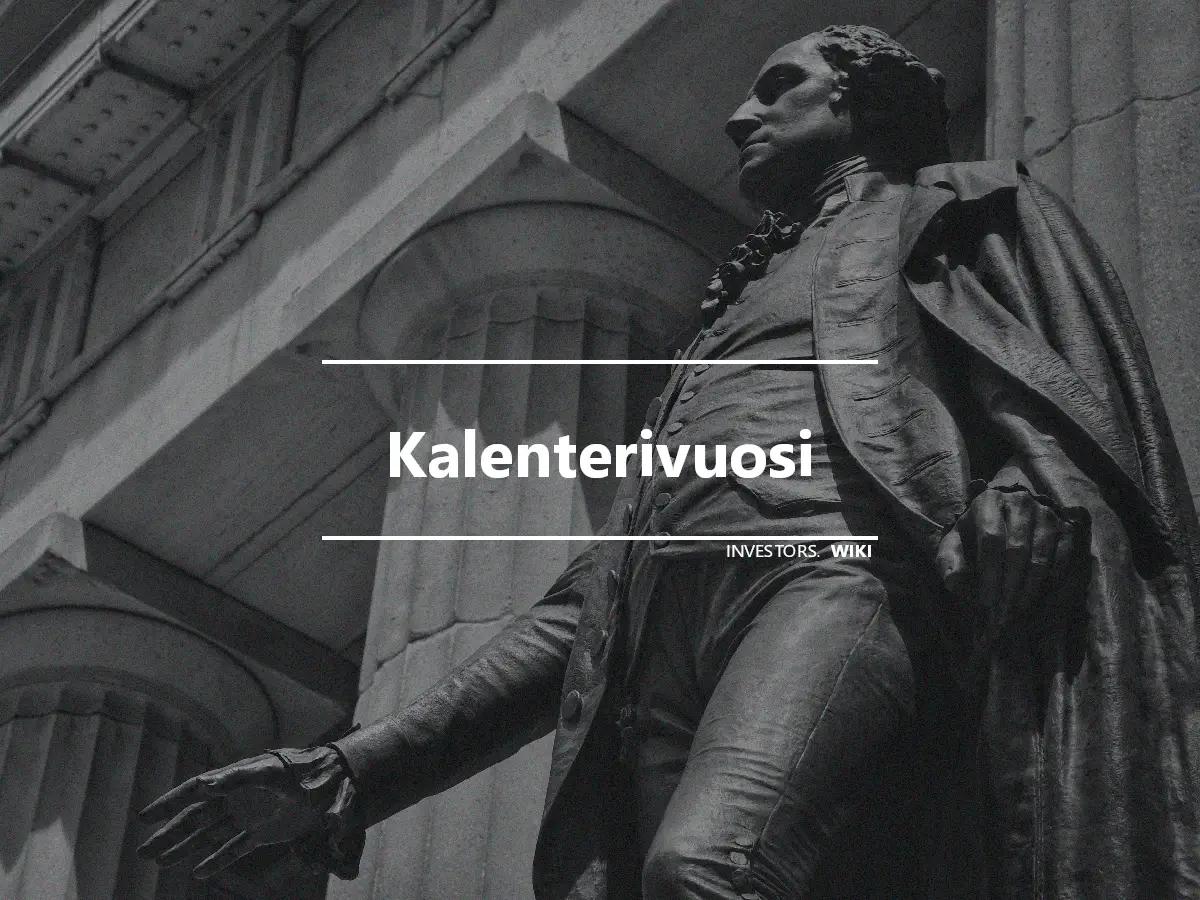 Kalenterivuosi