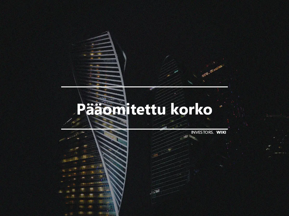 Pääomitettu korko