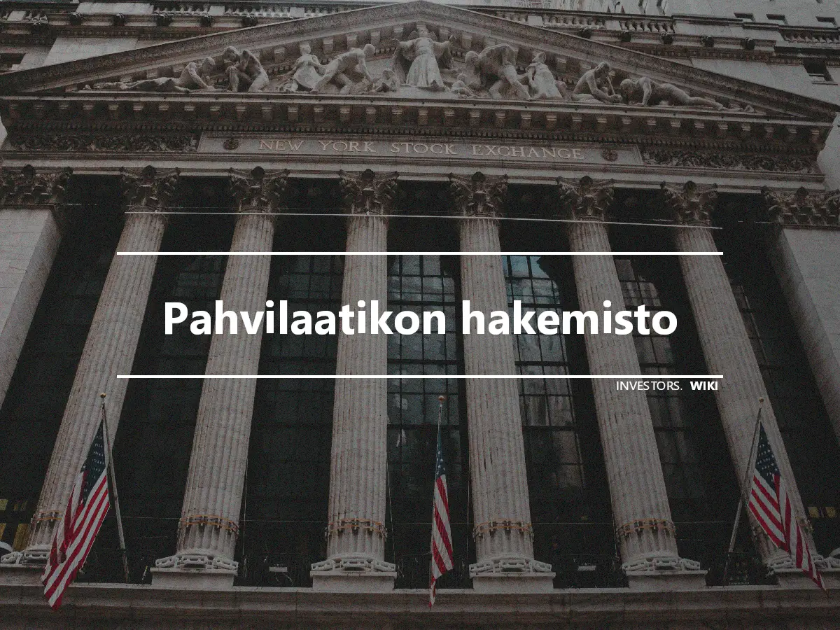 Pahvilaatikon hakemisto