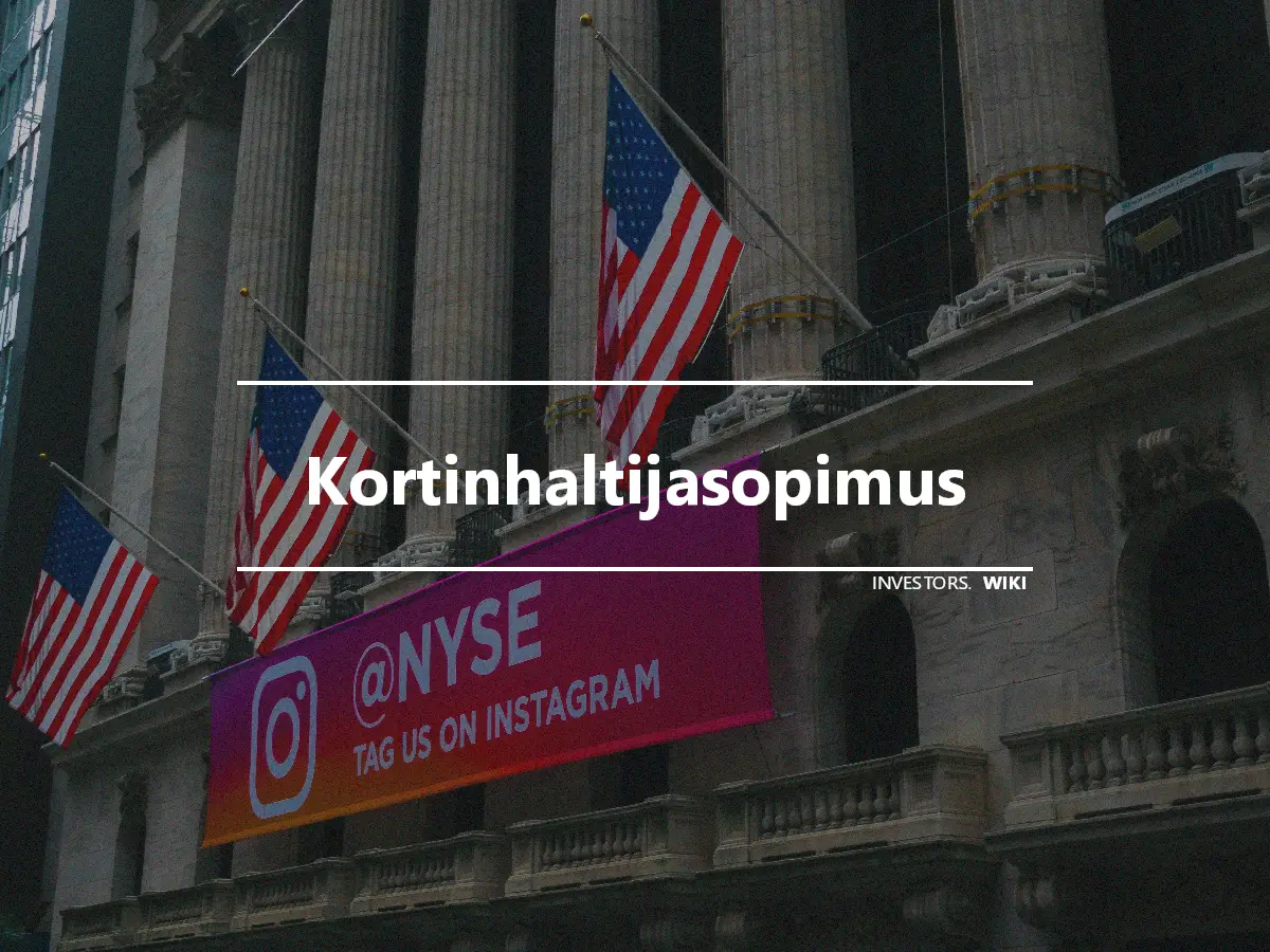 Kortinhaltijasopimus