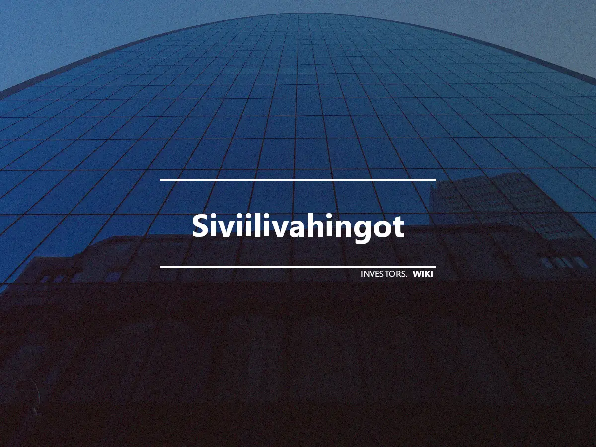 Siviilivahingot