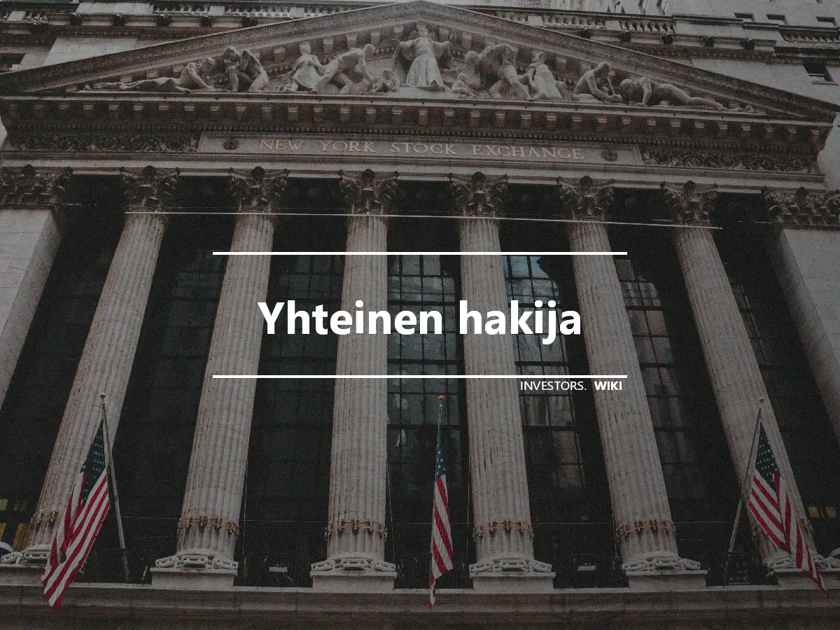 Yhteinen hakija