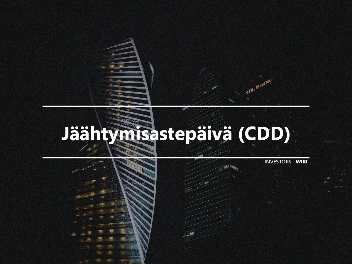 Jäähtymisastepäivä (CDD)