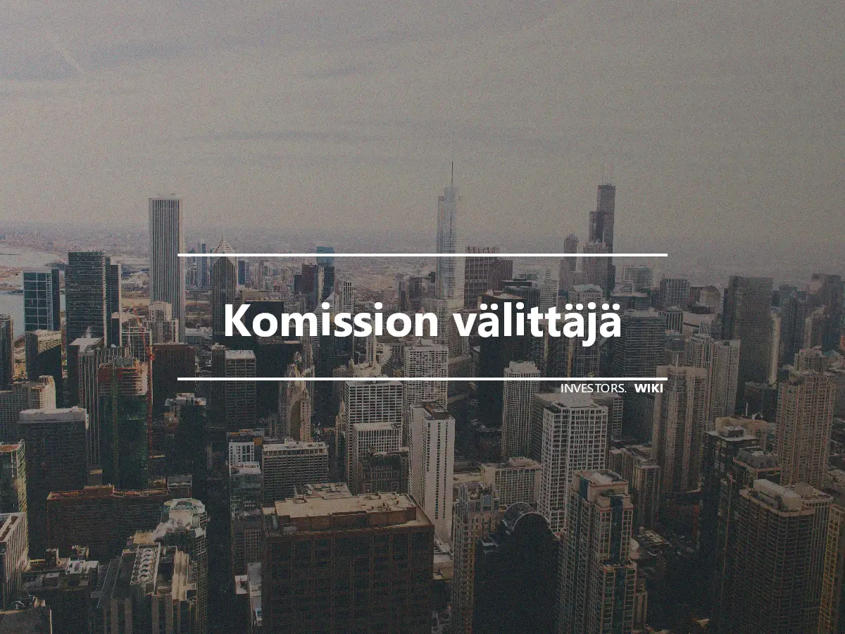 Komission välittäjä