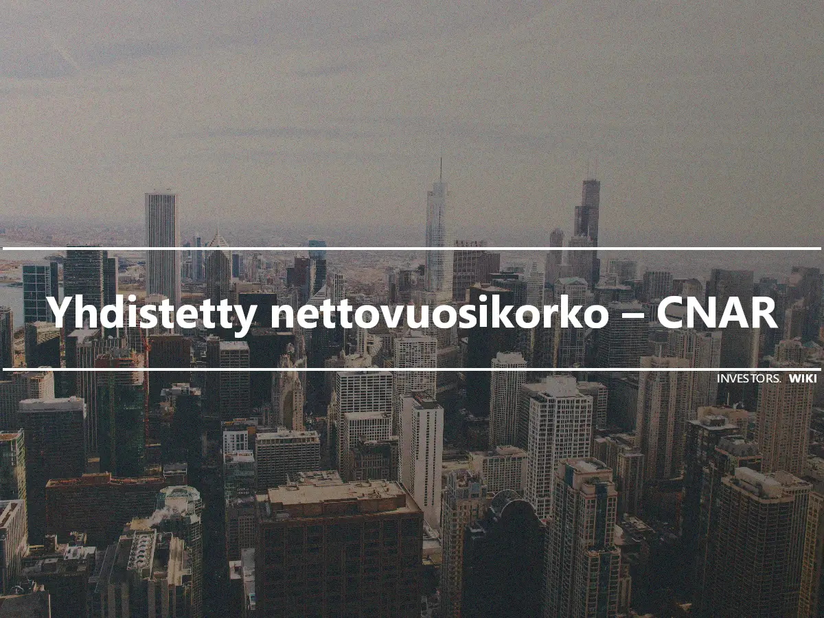 Yhdistetty nettovuosikorko – CNAR