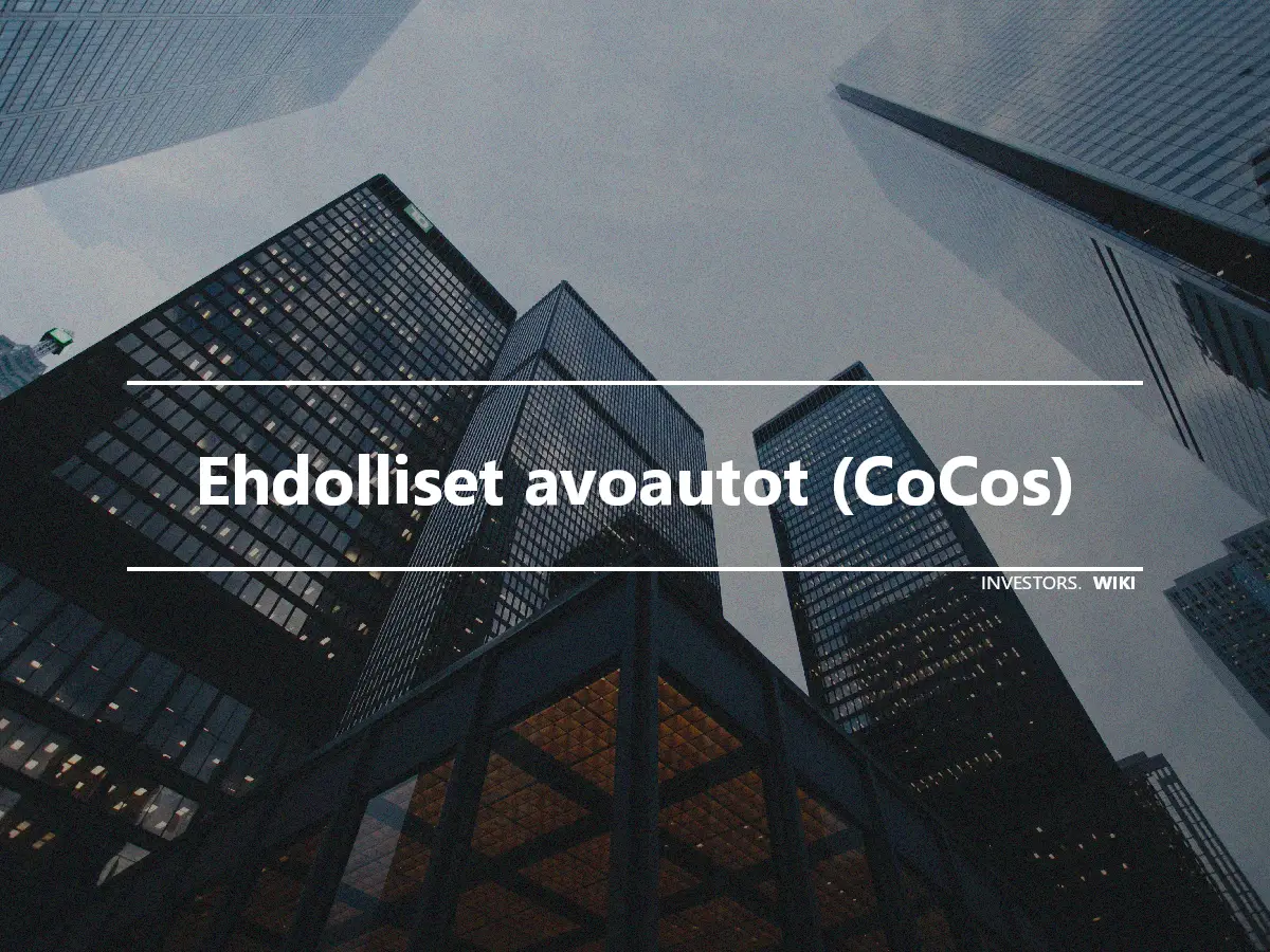 Ehdolliset avoautot (CoCos)