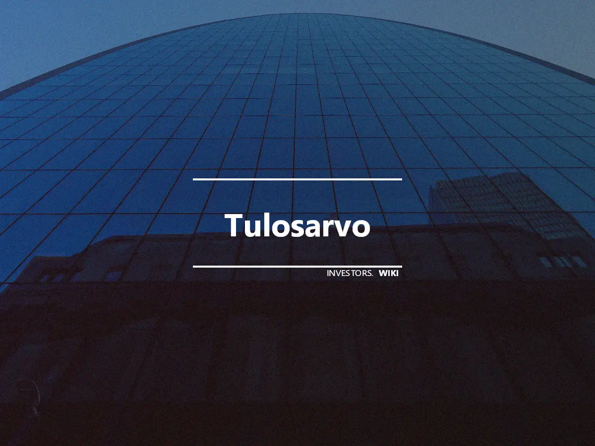 Tulosarvo