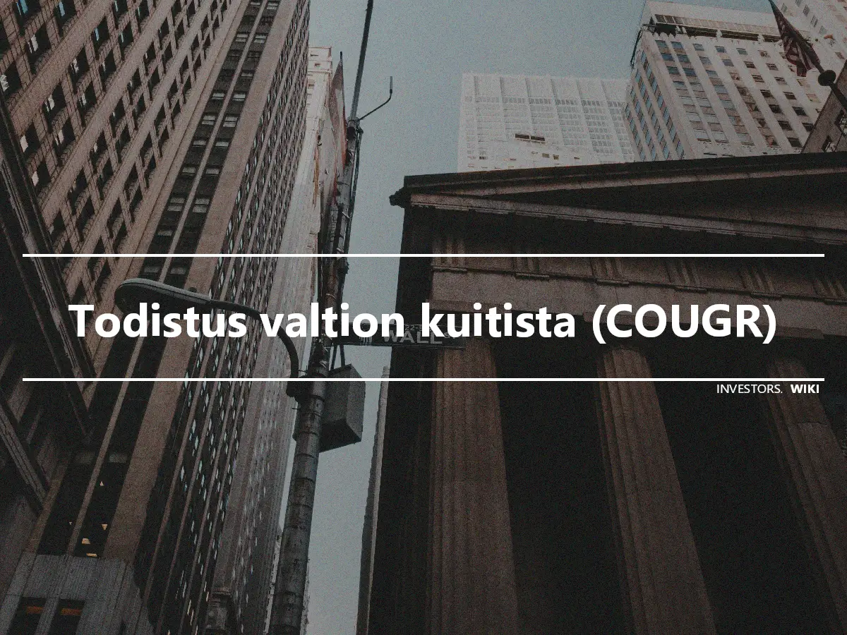 Todistus valtion kuitista (COUGR)