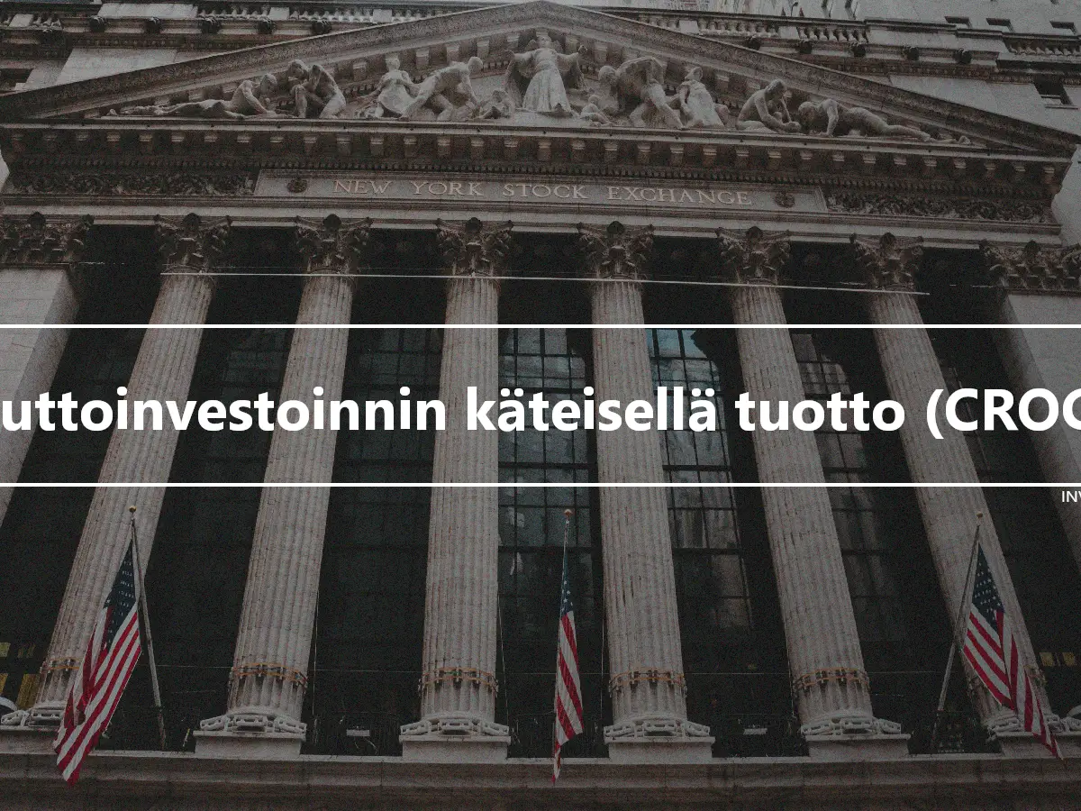 Bruttoinvestoinnin käteisellä tuotto (CROGI)