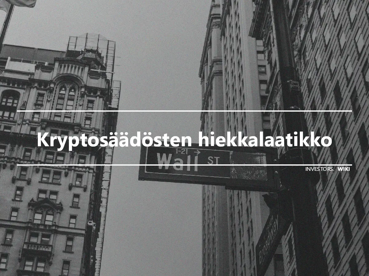 Kryptosäädösten hiekkalaatikko