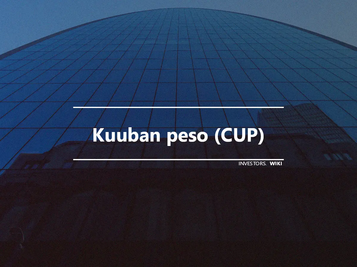 Kuuban peso (CUP)