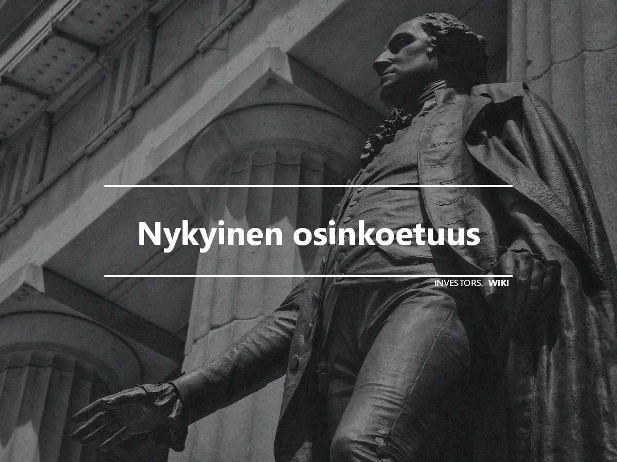 Nykyinen osinkoetuus