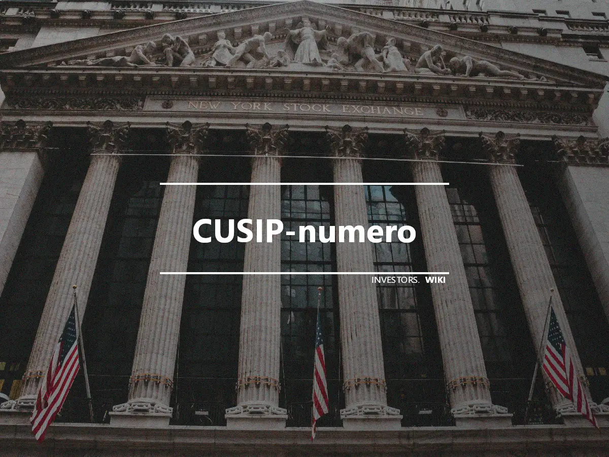 CUSIP-numero