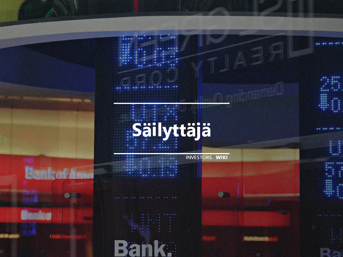 Säilyttäjä