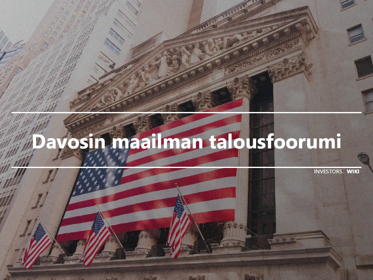 Davosin maailman talousfoorumi