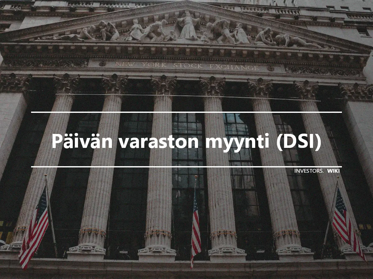 Päivän varaston myynti (DSI)