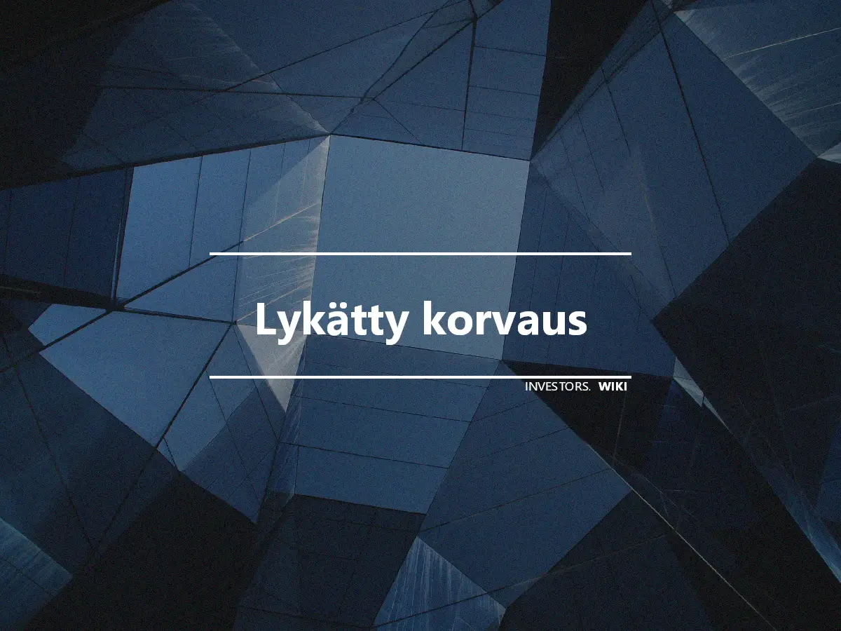 Lykätty korvaus